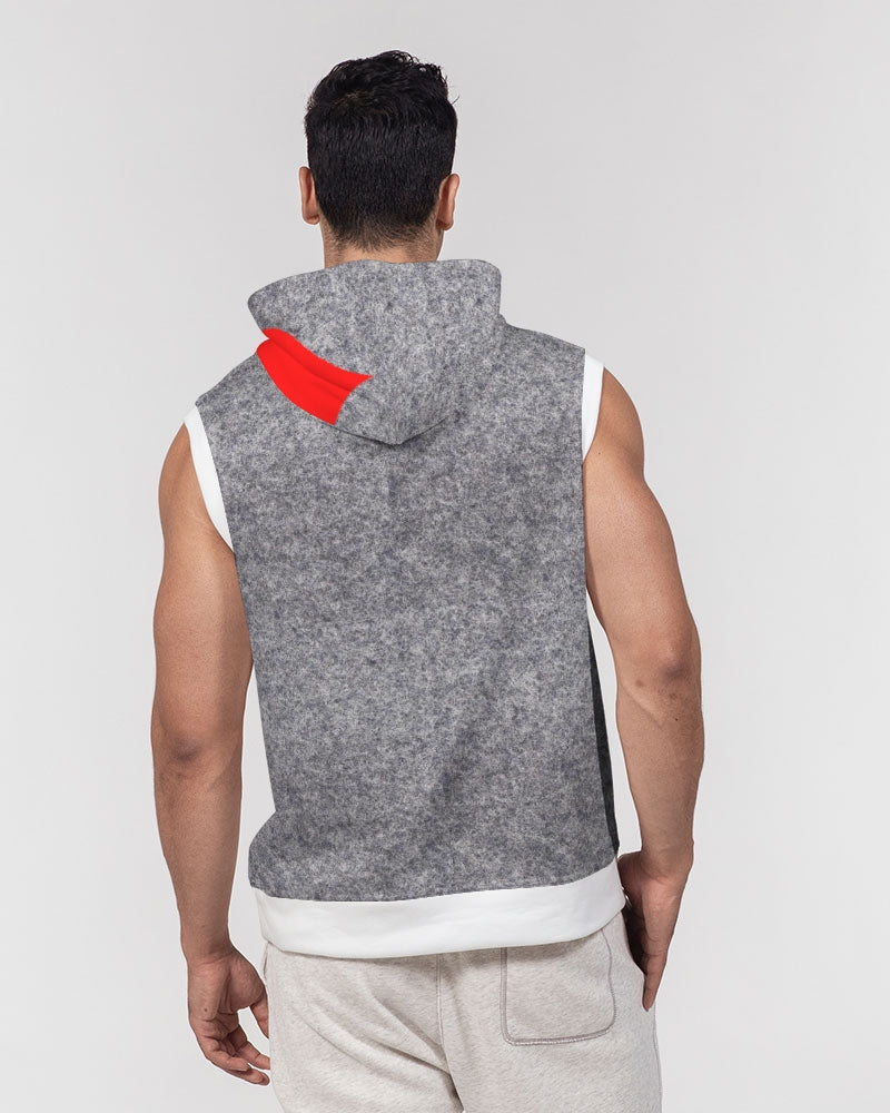 Wool, by Marvin Jeans and Trinity D Marvin Men's Premium Heavyweight Sleeveless Hoodie