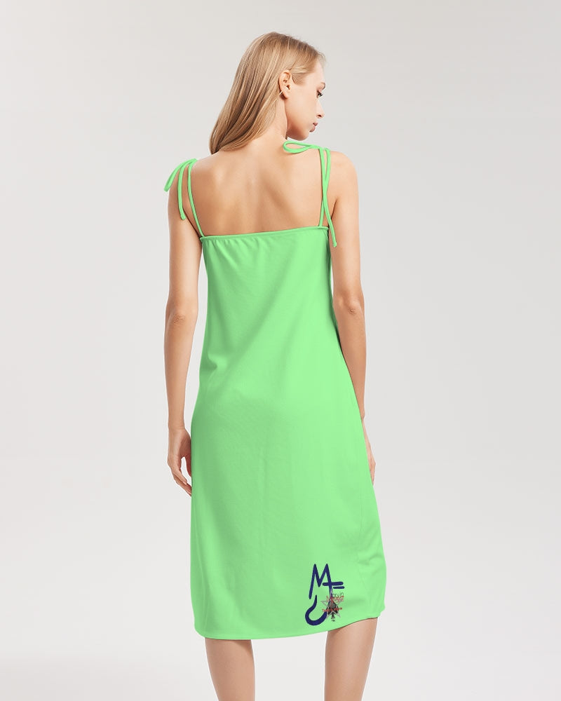 Mint by Marvin Jeans and Trinity D Marvin Women's Tie Strap Split Dress