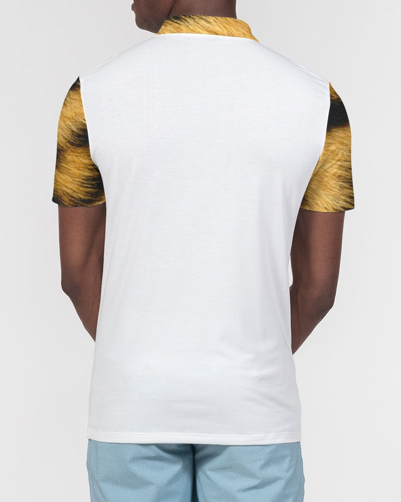 Leopard by Marvin Jeans Men's Slim Fit Short Sleeve Polo