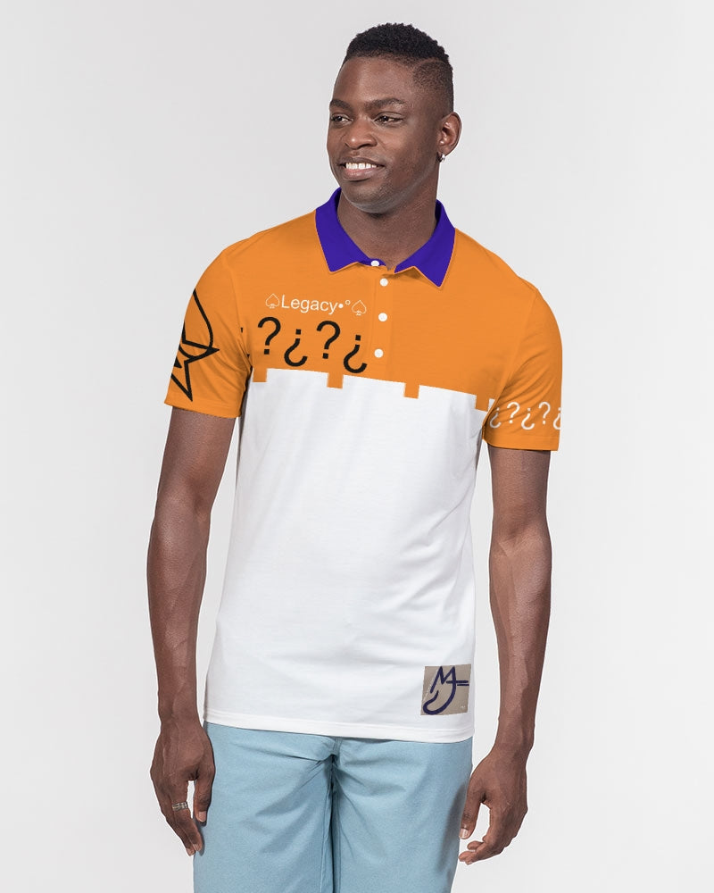 Macedonia Men's Slim Fit Short Sleeve Polo