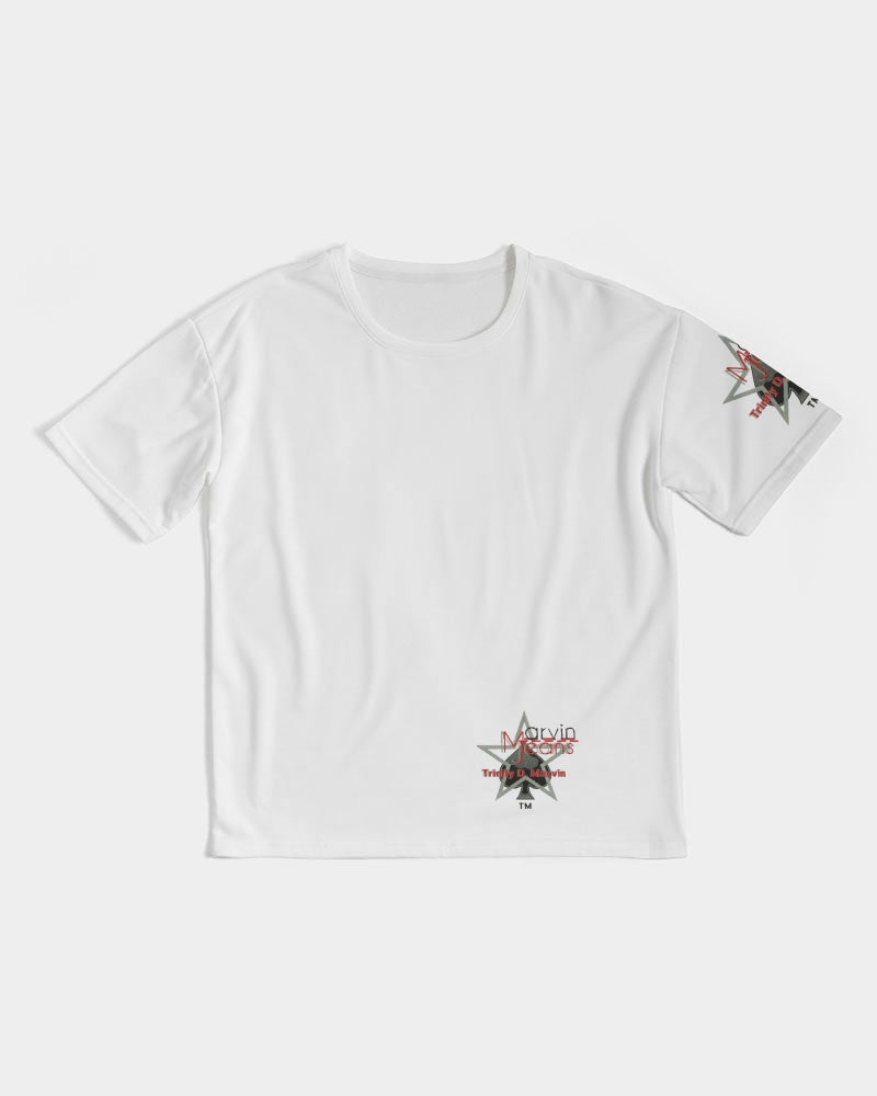 All white BY MARVIN JEANS Men's Premium Heavyweight Tee