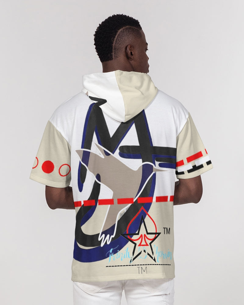 Logo's BY MARVIN JEANS Men's Premium Heavyweight Short Sleeve Hoodie