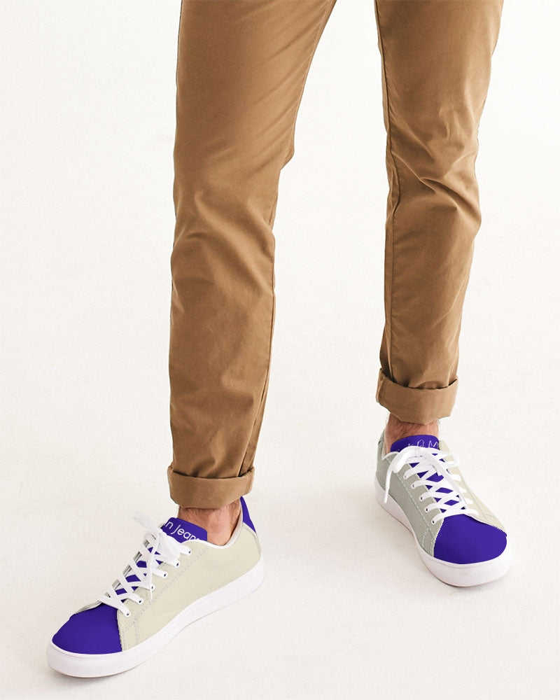 Blue cross by Trinity D Marvin and Marvin Jeans Men's Faux-Leather Sneaker