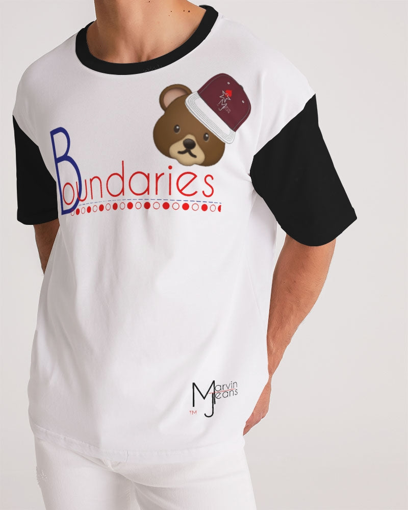 Boundaries bear cap by Marvin Jeans and Trinity D Marvin Men's Premium Heavyweight Tee