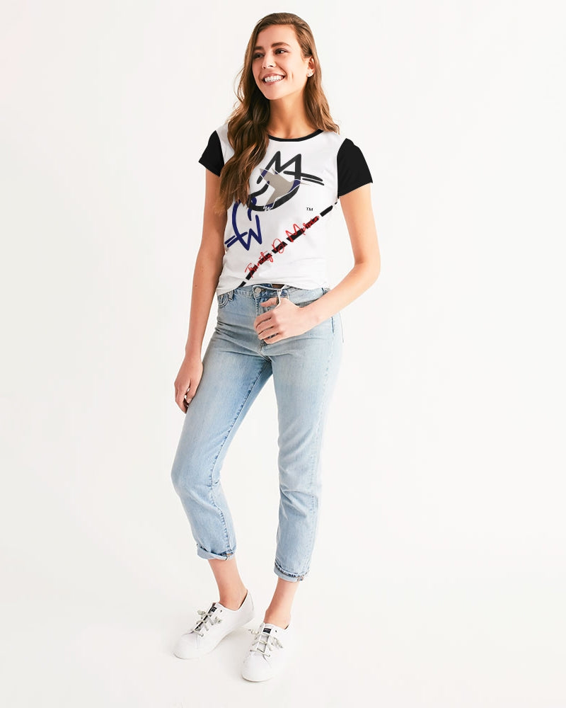 Two logo's by Marvin Jeans and Trinity D Marvin Women's Tee