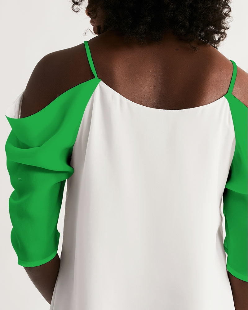 Freeport BY MARVIN JEANS Women's Open Shoulder A-Line Dress