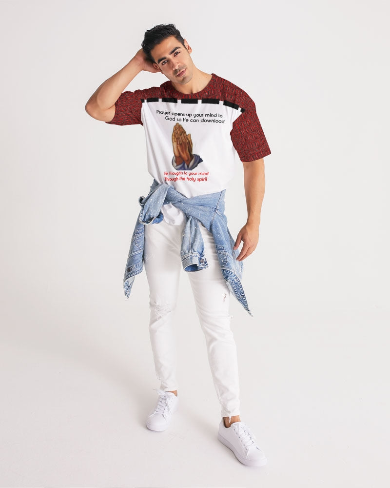 Gator red Gospel message by Trinity D Marvin Men's Premium Heavyweight Tee