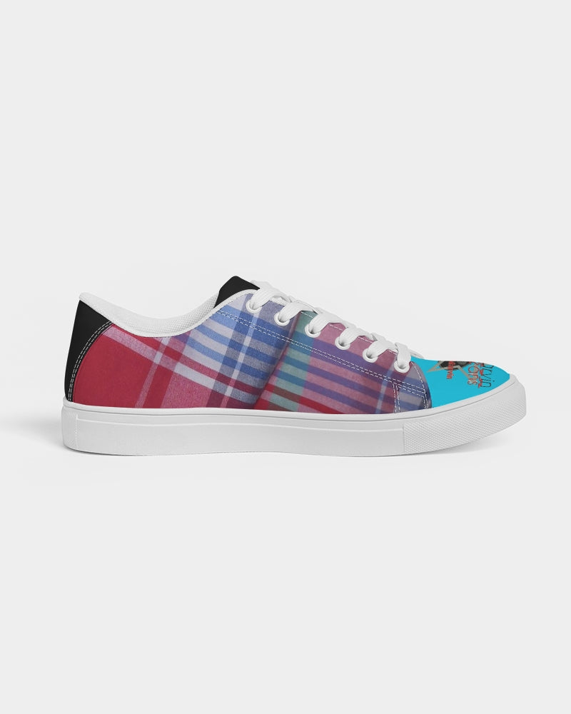 Glory plaids BY MARVIN JEANS Men's Faux-Leather Sneaker