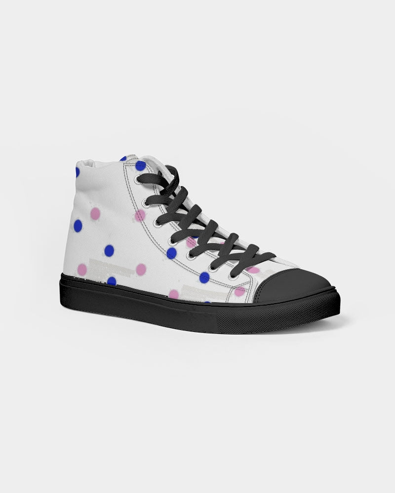 Dots 2.0 by Marvin Jeans and Trinity D Marvin Men's Hightop Canvas Shoe - Black