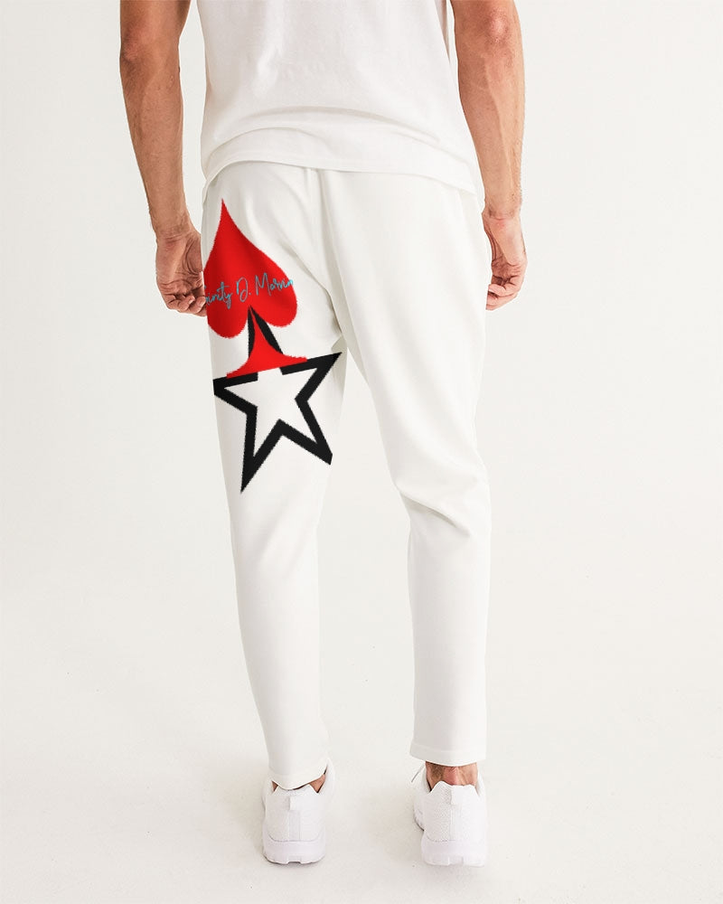 All white MJ by Marvin Jeans and Trinity D Marvin Men's Joggers