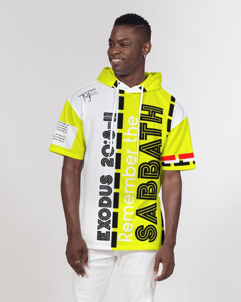 Gospel message truth by Marvin Jeans and Trinity D Marvin Men's Premium Heavyweight Short Sleeve Hoodie