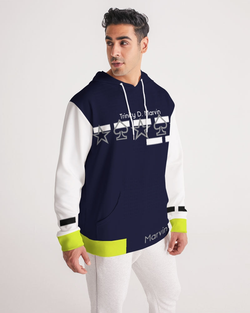Fashion Icon by Marvin Jeans and Trinity D Marvin Men's Hoodie