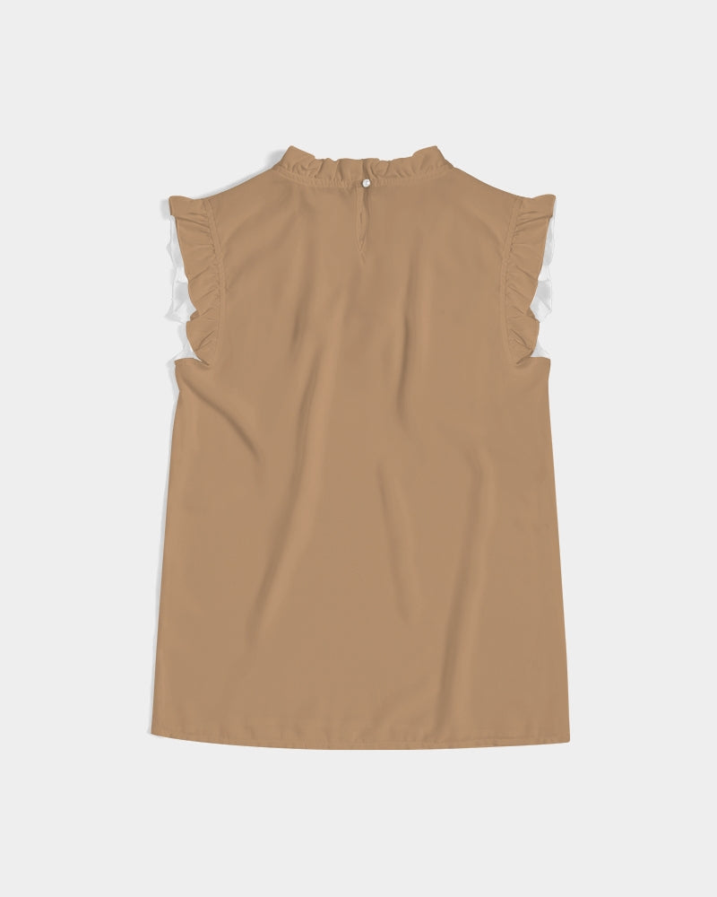 In da mix by Marvin Jeans and Trinity D Marvin Women's Ruffle Sleeve Top