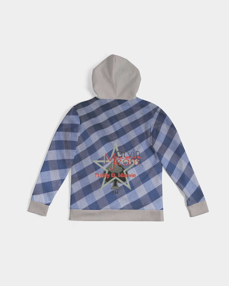 Blue strips by Marvin Jeans and Trinity D Marvin Men's Hoodie