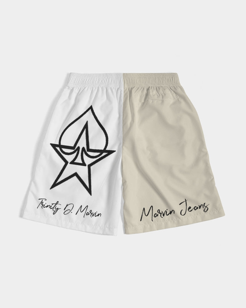 Gospel message Romans 5:8 BY MARVIN JEANS Men's Jogger Shorts