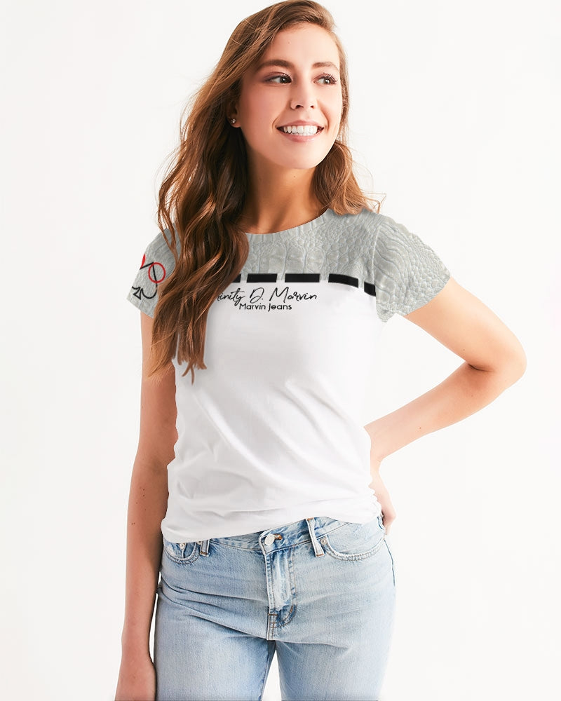 Gator white by Trinity D. Marvin Women's Tee