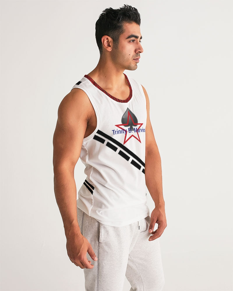 All White New-Legacy Men's Sports Tank