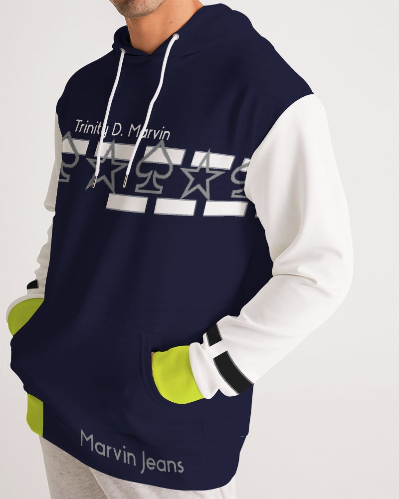 Fashion Icon by Marvin Jeans and Trinity D Marvin Men's Hoodie