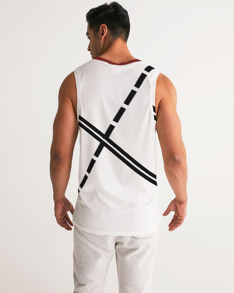 All White New-Legacy Men's Sports Tank
