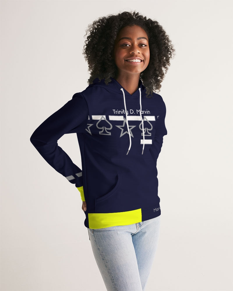 Fashion Icon by Marvin Jeans and Trinity D Marvin Women's Hoodie
