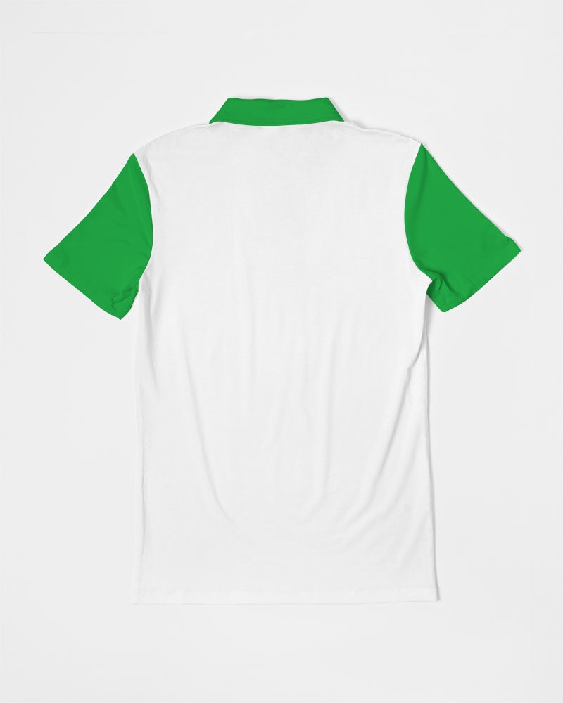 Above greatness by Trinity D. Marvin and Marvin Jeans Men's Slim Fit Short Sleeve Polo