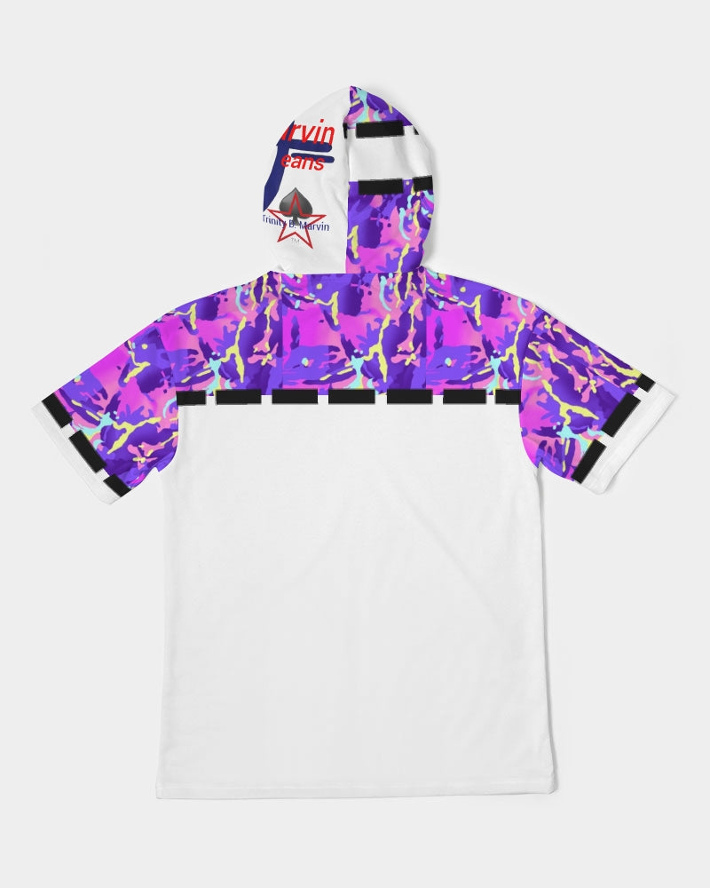 Cooler by nature by Marvin Jeans and Trinity D Marvin Men's Premium Heavyweight Short Sleeve Hoodie