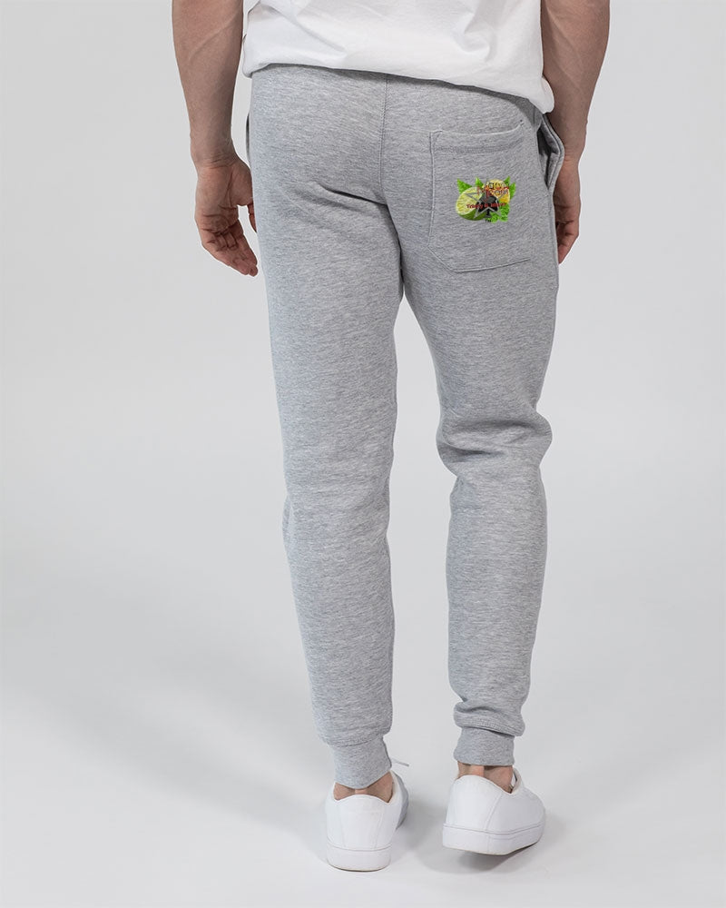 Lemon Lime by Marvin Jeans and Trinity D Marvin Unisex Premium Fleece Joggers | Lane Seven