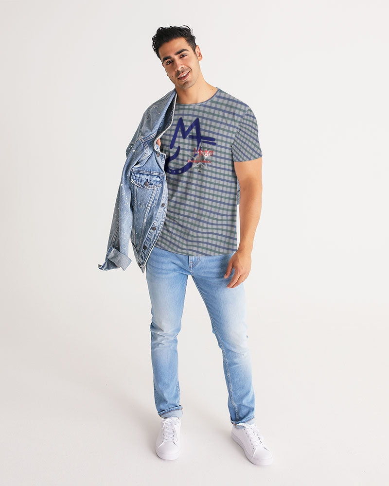 Grid mix by Trinity D. Marvin and Marvin Jeans Men's Tee