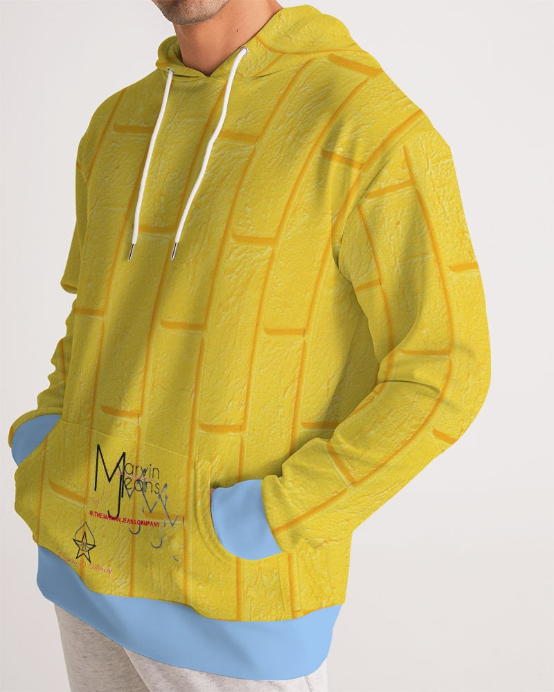 Brick city yellow baby blue BY MARVIN JEANS Men's Hoodie