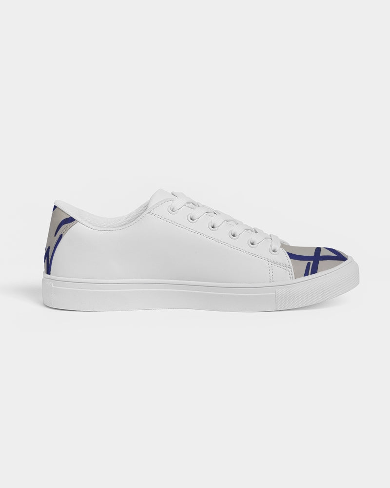 MJ logo tip BY MARVIN JEANS Men's Faux-Leather Sneaker