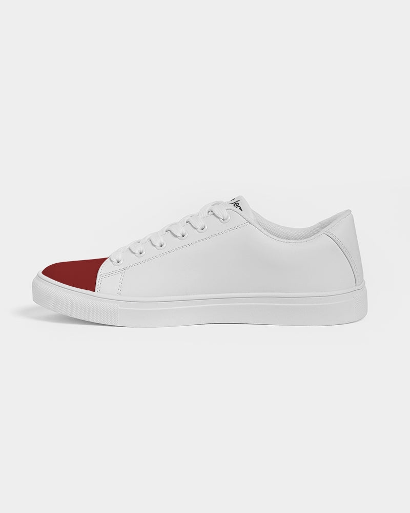 Maroon tip Legacy Men's Faux-Leather Sneaker