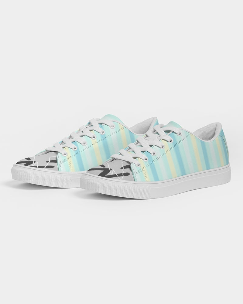 Pin stripes BY MARVIN JEANS Men's Faux-Leather Sneaker
