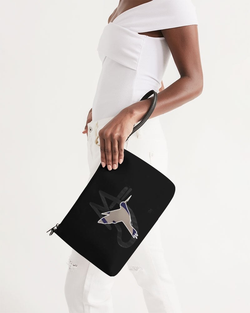 Black Splash by Marvin Jeans and Trinity D Marvin Daily Zip Pouch