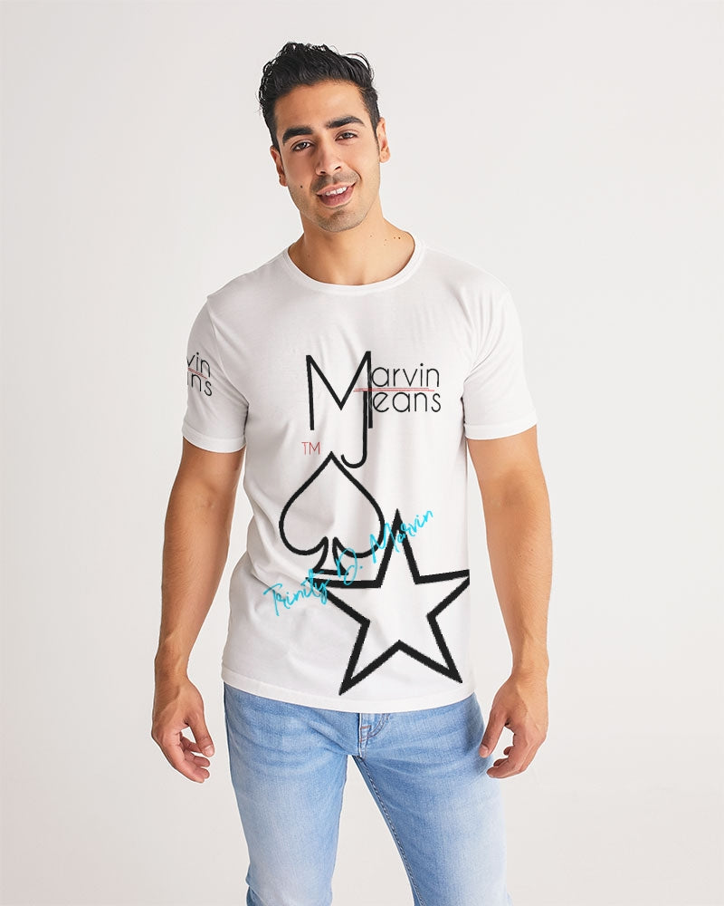 All white Men's Tee