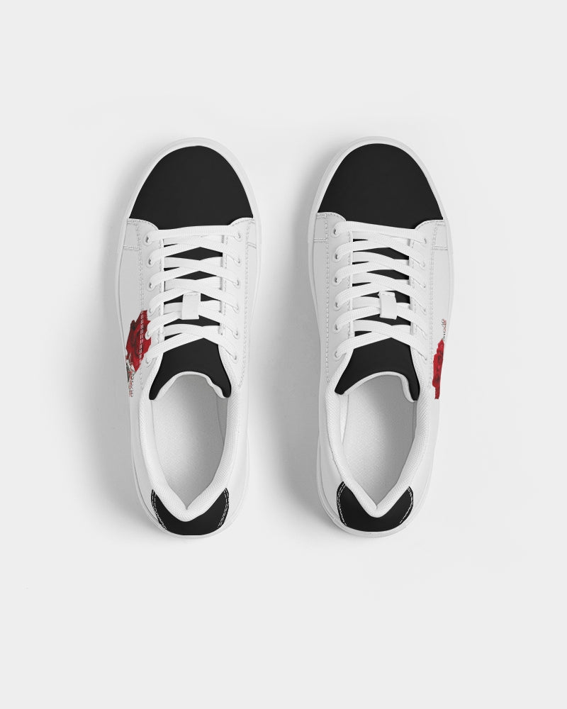 Red rose by Marvin Jeans and Trinity D Marvin Men's Faux-Leather Sneaker
