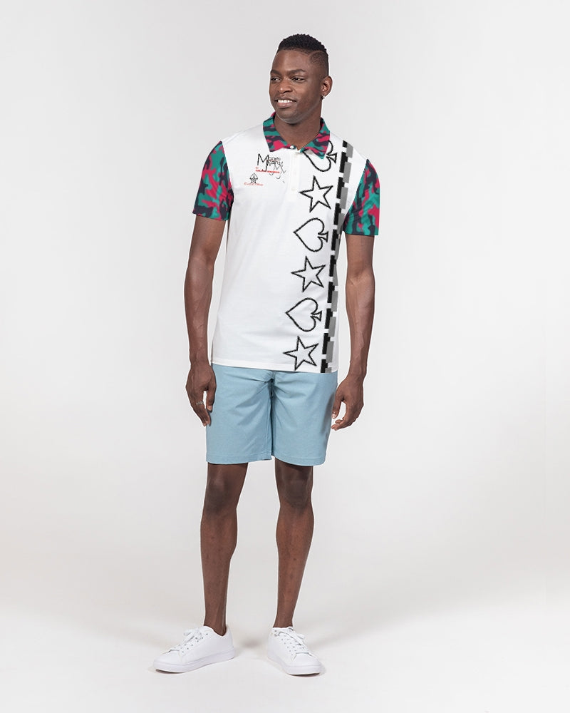 Brilliant BY MARVIN JEANS Men's Slim Fit Short Sleeve Polo