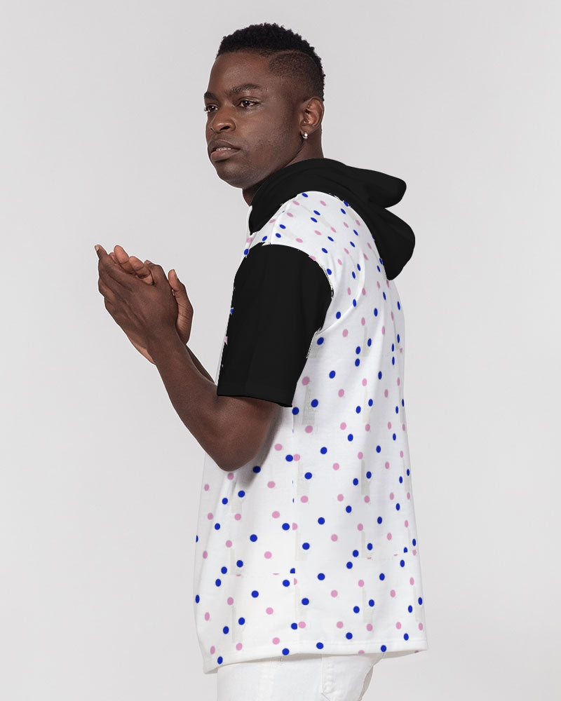 Dots 2.0 by Marvin Jeans and Trinity D Marvin Men's Premium Heavyweight Short Sleeve Hoodie