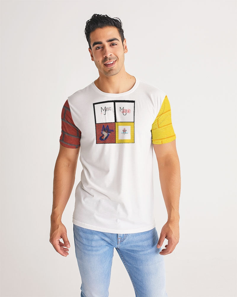 Brick city Yellow red by Marvin Jeans and Trinity D Marvin Men's Tee
