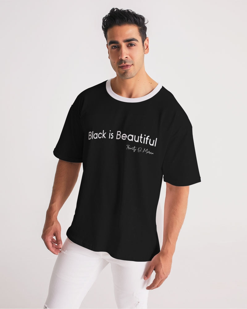 Black is beautiful by Marvin Jeans and Trinity D Marvin Men's Premium Heavyweight Tee