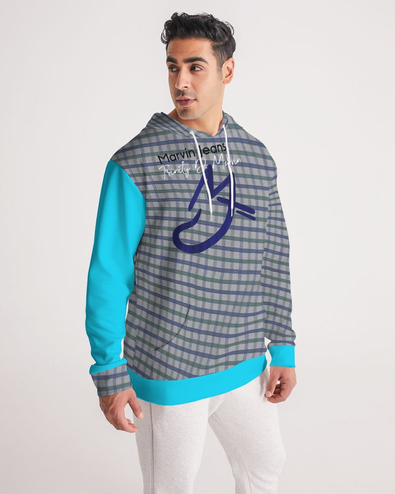 Grid mix by Trinity D. Marvin and Marvin Jeans Men's Hoodie