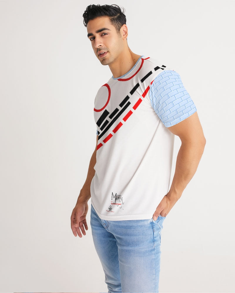 Baby blue brick by Marvin Jeans and Trinity D Marvin Men's Tee