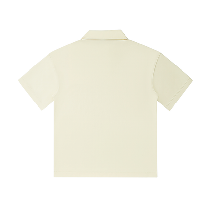Drop Shoulder Short-Sleeve Polo