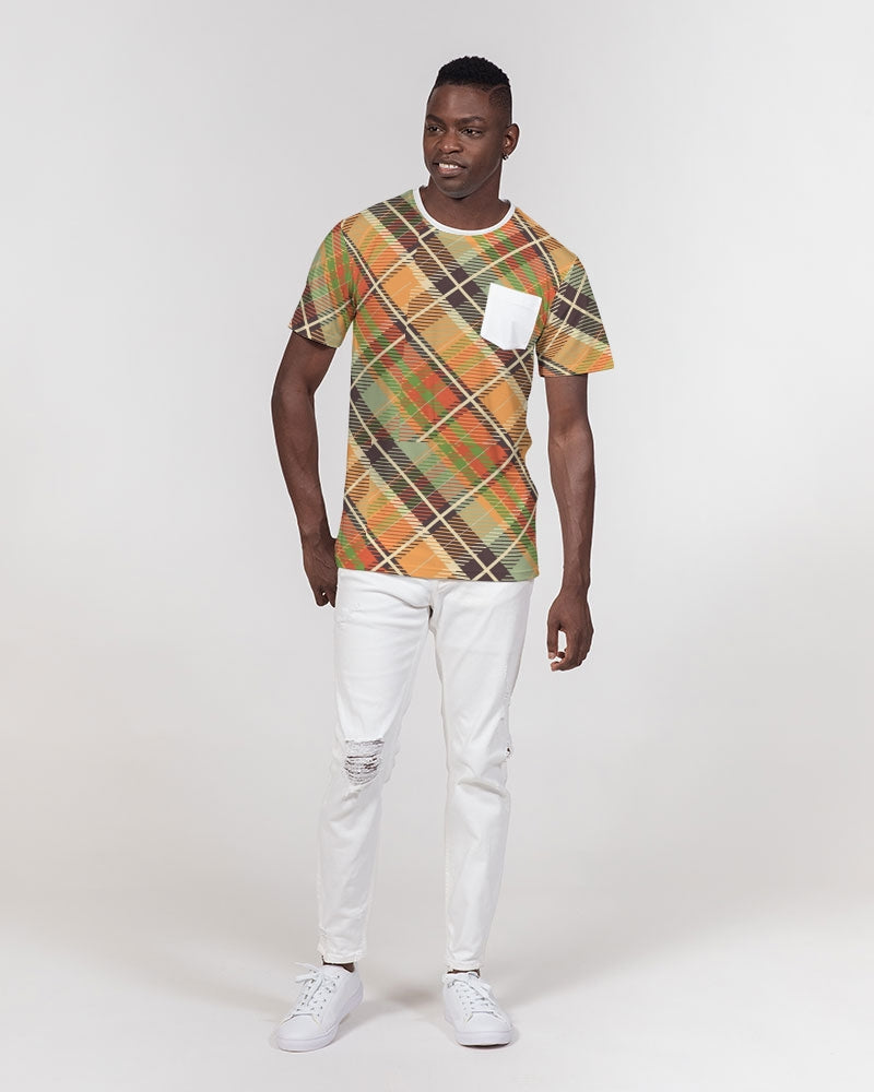 "No logo's" Men's All-Over Print Pocket Tee