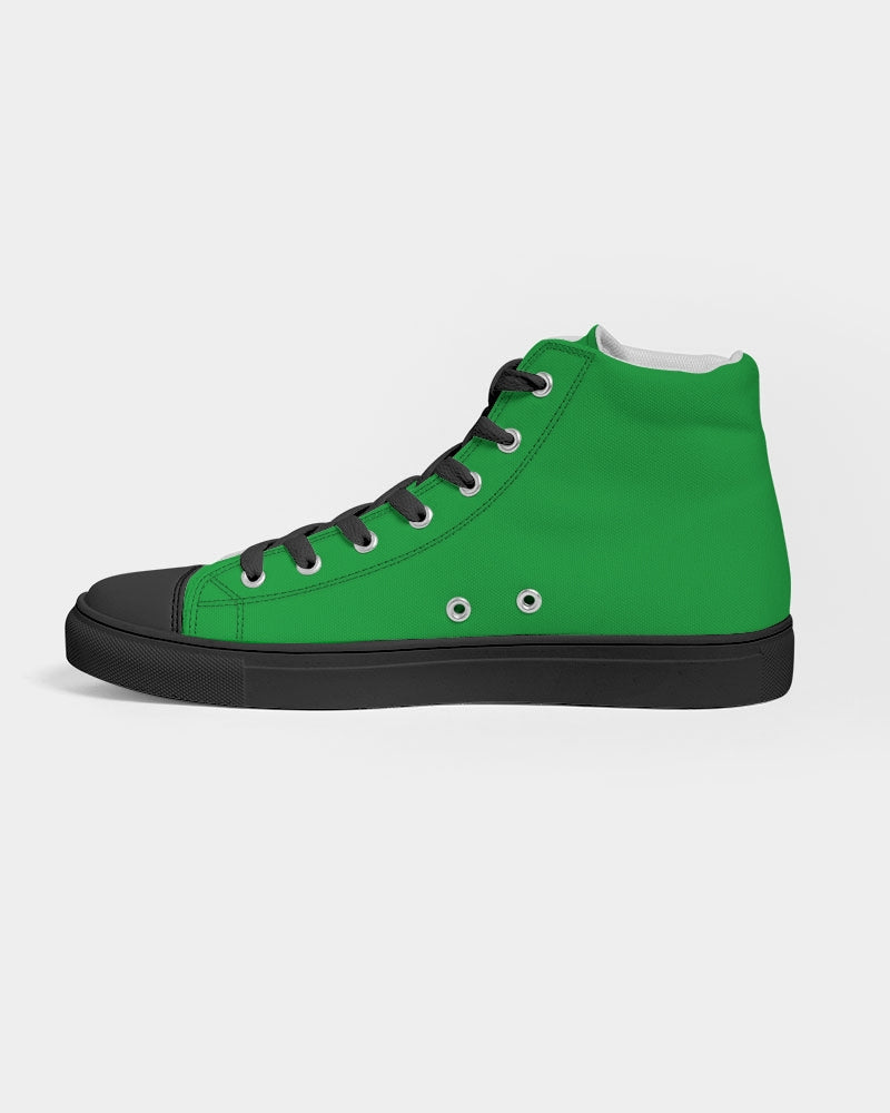 Freeport black tip Men's Hightop Canvas Shoe - Black