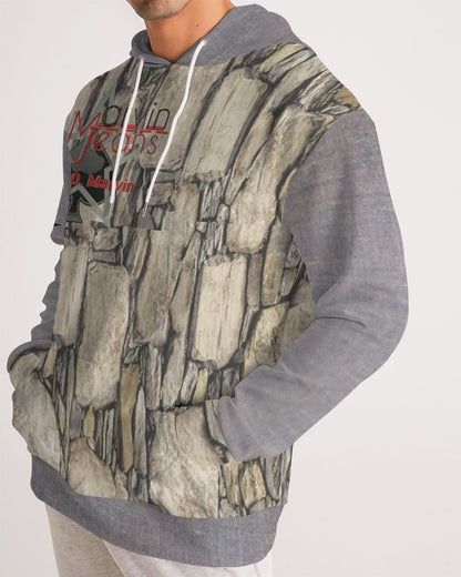 Stone grey  Men's All-Over Print Hoodie