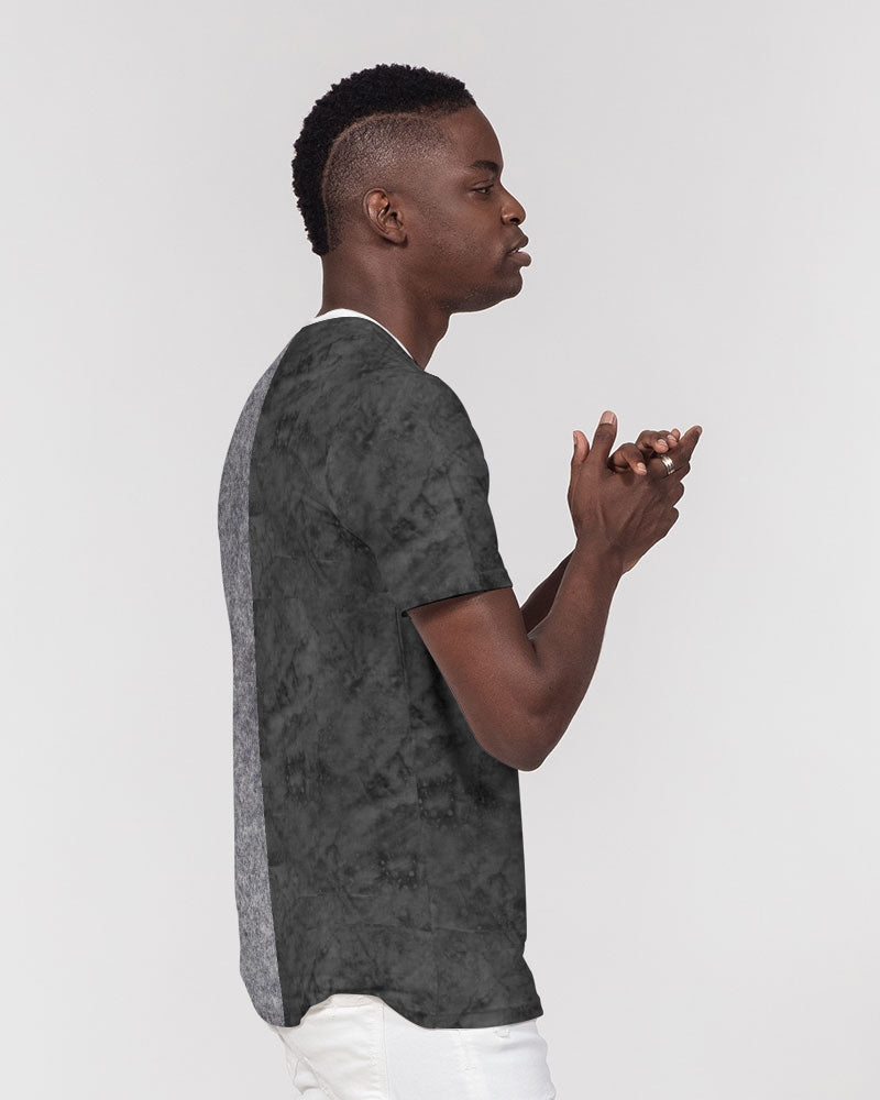 Holy Black Half Wool Men's All-Over Print Pocket Tee