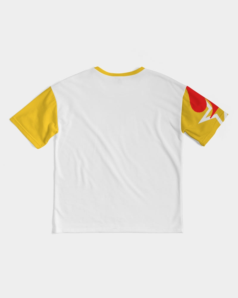 Special drip yellow red Men's All-Over Print Premium Heavyweight Tee