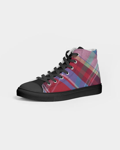 Plaids by Marvin Jeans and Trinity D Marvin Men's High top Canvas Shoe - Black