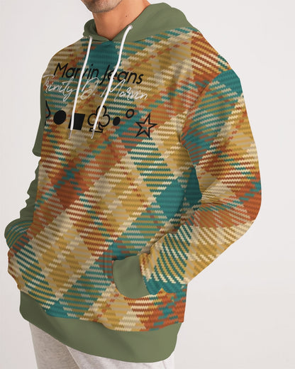 "Soft grid" Men's All-Over Print Hoodie