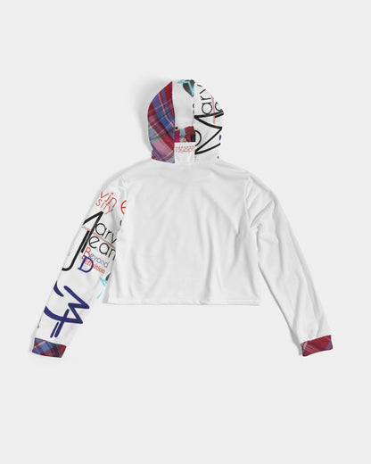 Logo's  Women's All-Over Print Cropped Hoodie